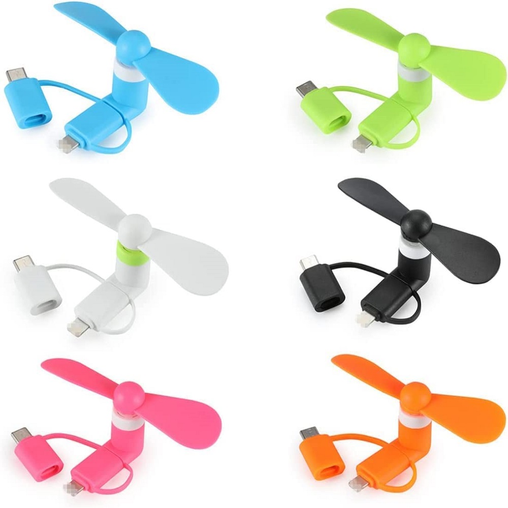 Micro Usb Cable - Ventilador USB 3 em 1 para