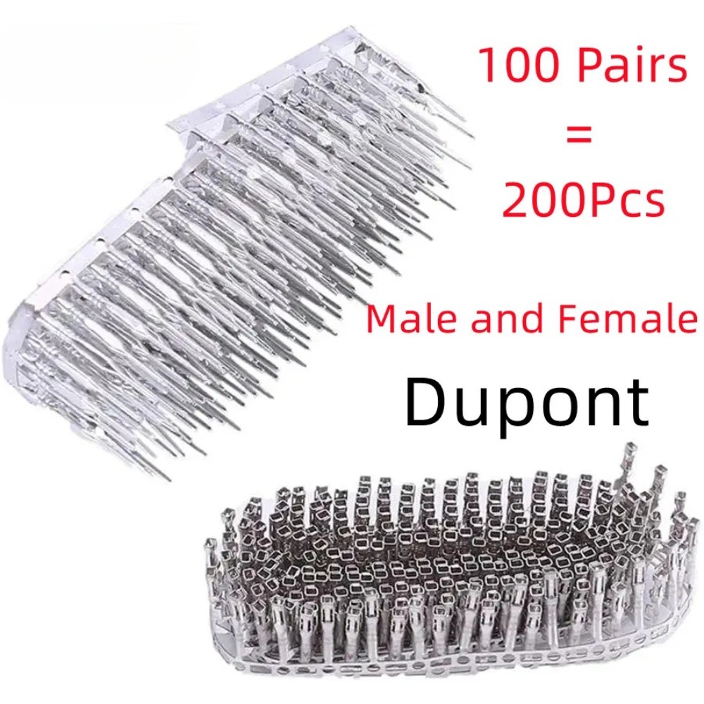 Jumper Wire Kit - 100 pares dupont conector 2.54mm jumper