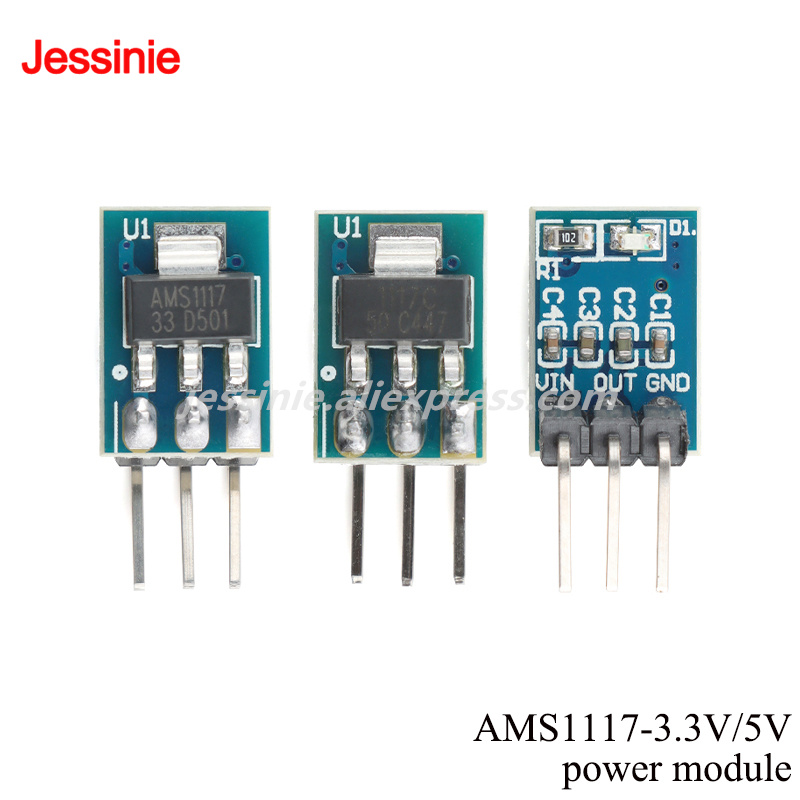 Ams1117 Module - 10 peças/1 peça ams1117 3.3v 5v