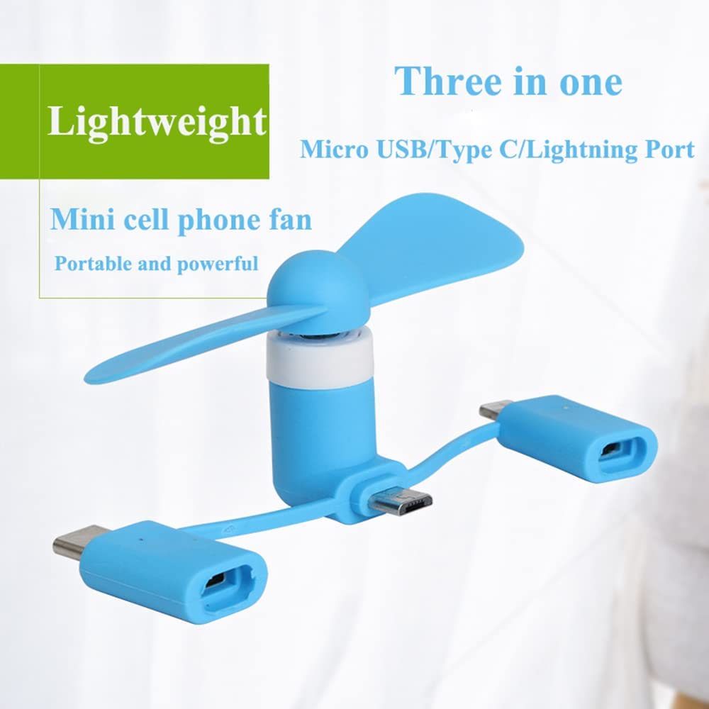 Ventilador USB 3 em 1 para iPh - Micro Usb Cable avaliação e preço