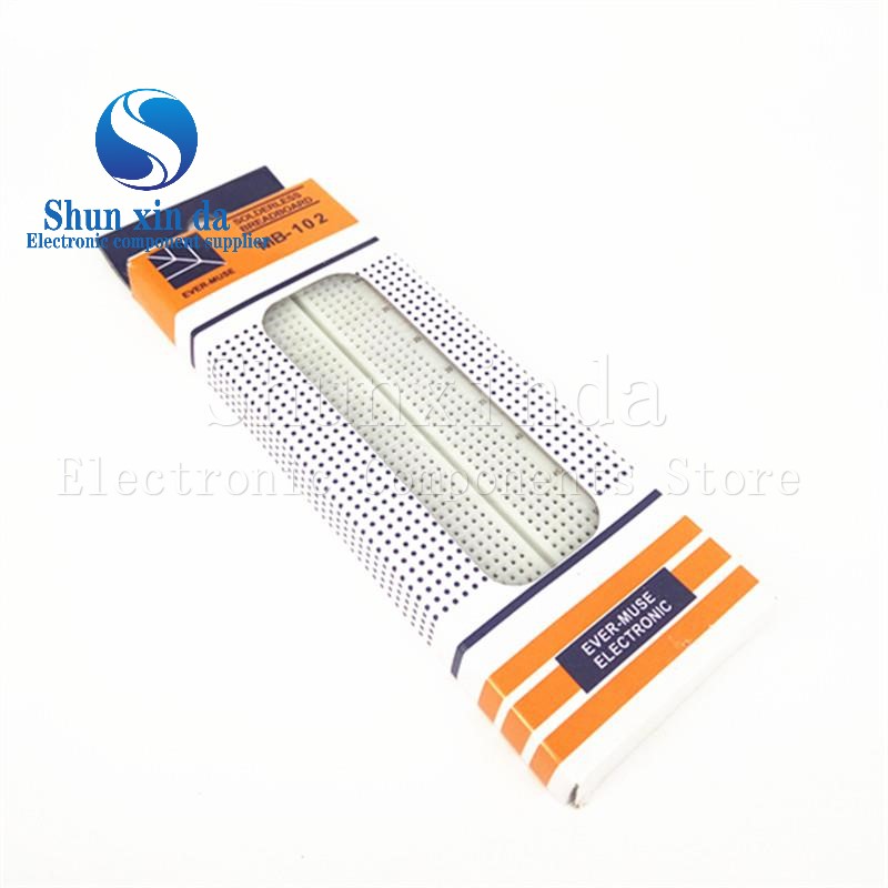 MB102 MB-102 Protoboard 165*55 - Breadboard 400 Point avaliação e preço