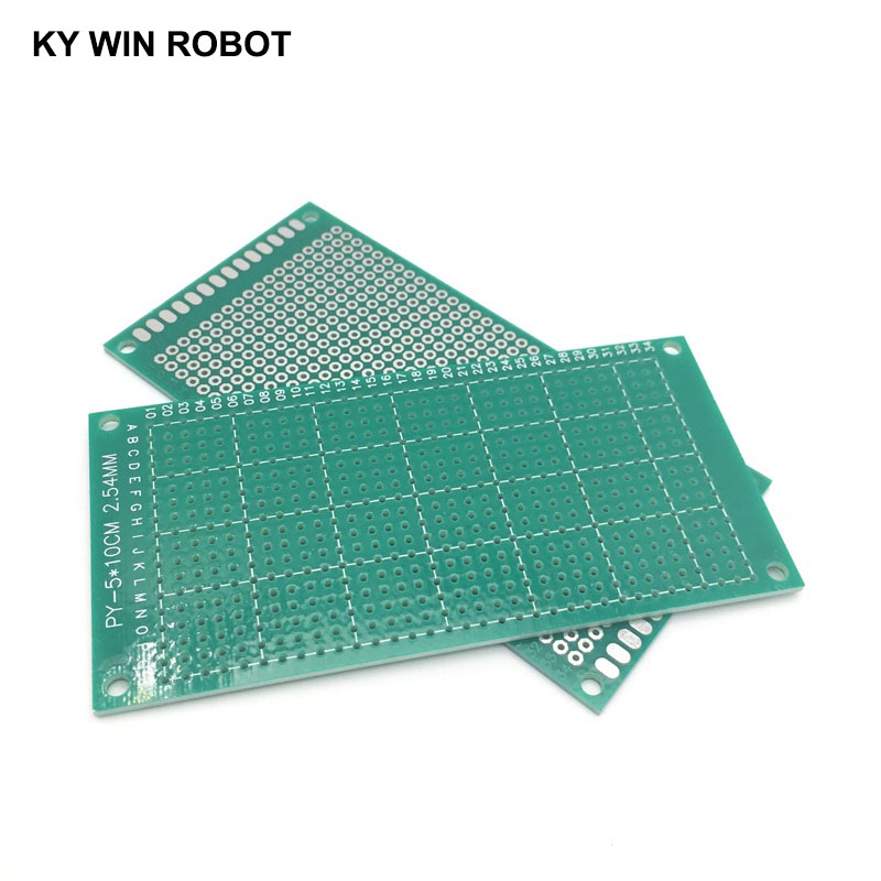 1 pces 5x10cm 50x100mm único l - Pcb Prototyping Board avaliação e preço