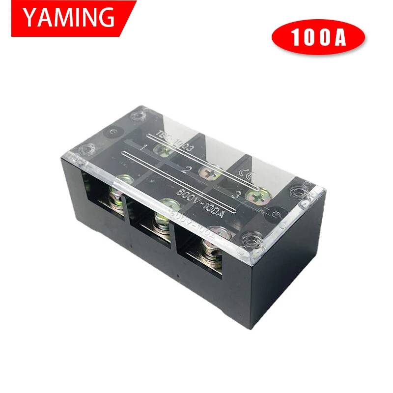 2 Peças TBC-1003 100A 3P 600V  - Screw Terminal Block avaliação e preço