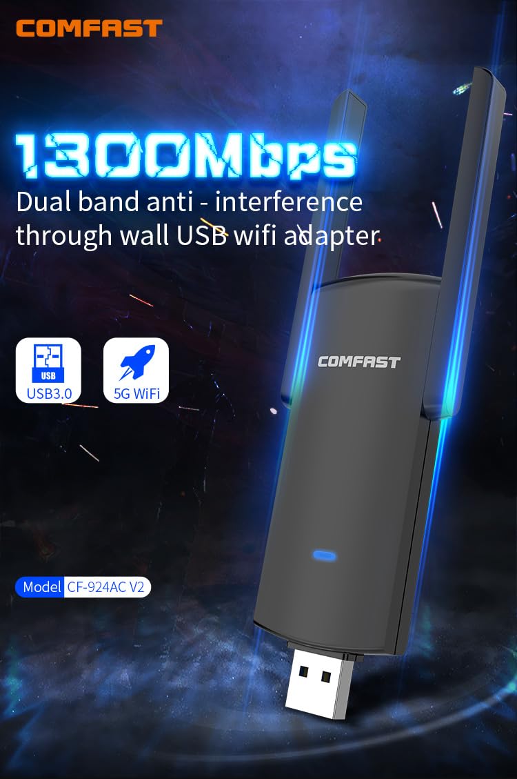 Adaptador WiFi Dual Band CF-92 - Antenna 2.4Ghz avaliação e preço
