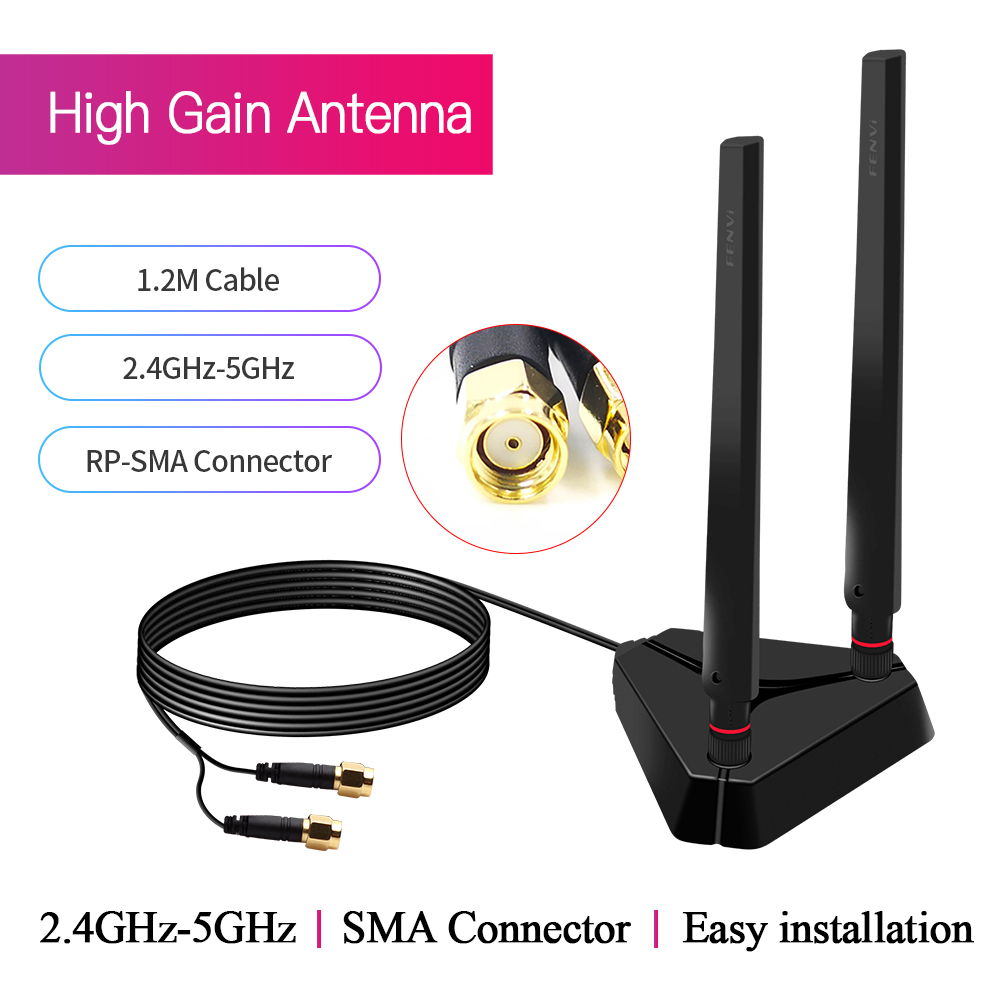 Antena wi-fi RP-SMA conector m - Ipex Connector avaliação e preço