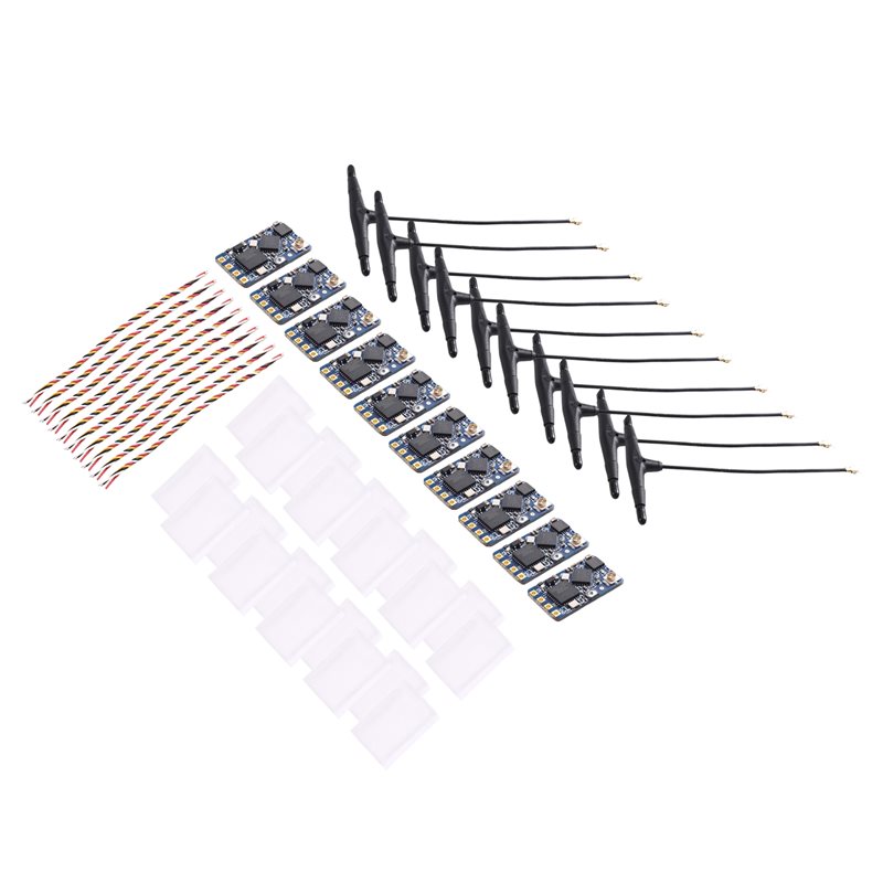 Pacote com 10 Receptores ELRS  - Antenna 2.4Ghz avaliação e preço