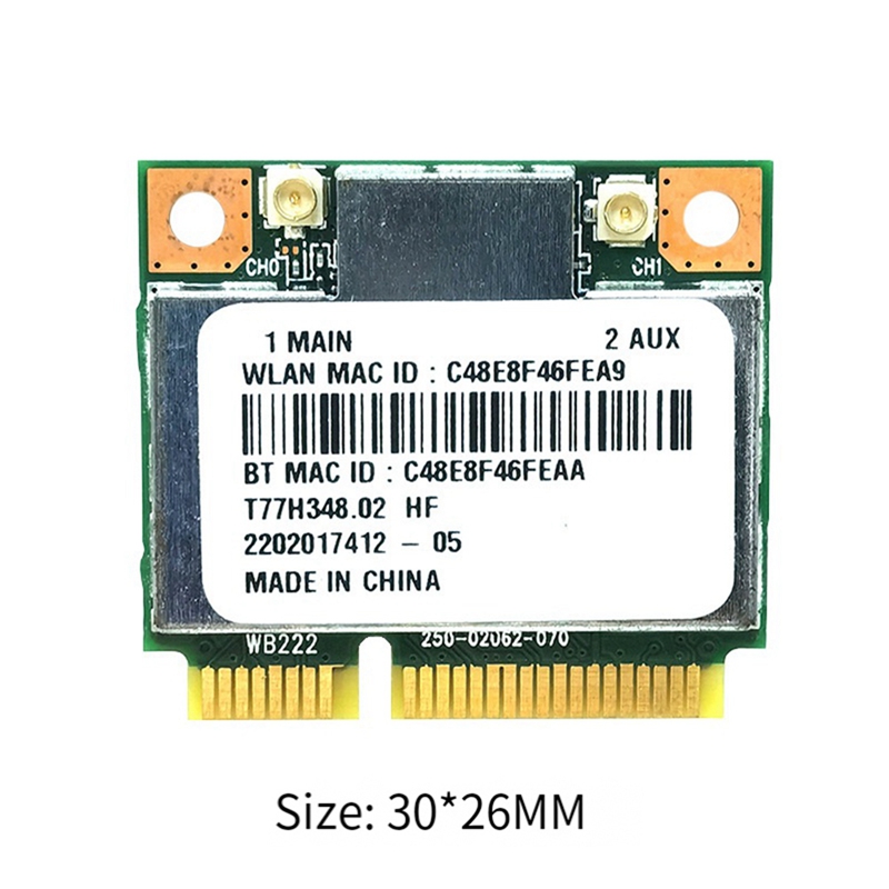 Placa WiFi AR5B22 AR9462 + Ant - Antenna 2.4Ghz avaliação e preço