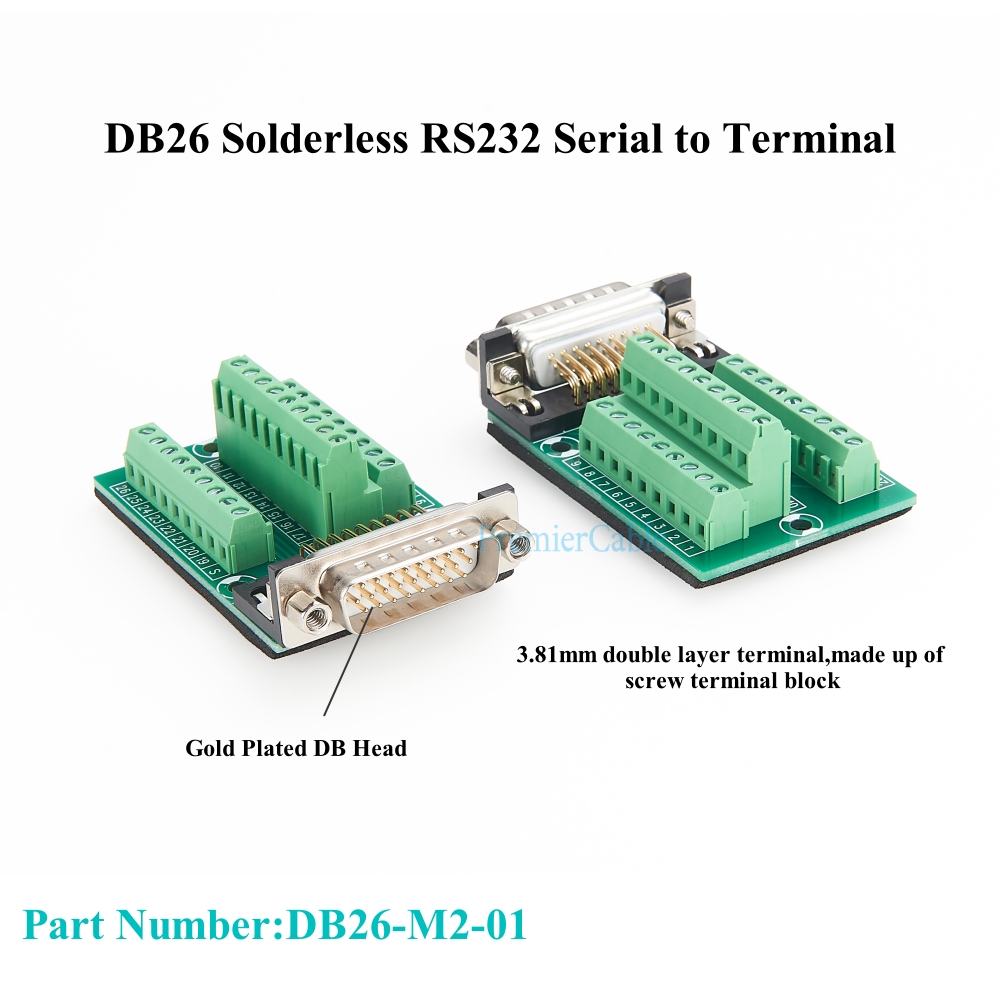 Módulo de Sinal DB26 Macho par - Screw Terminal Block avaliação e preço
