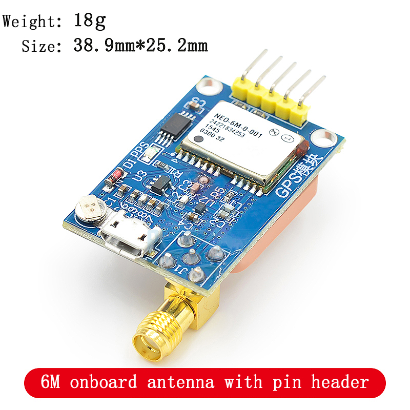 Módulo GPS micro USB NEO-6M NE - Breadboard 400 Point avaliação e preço