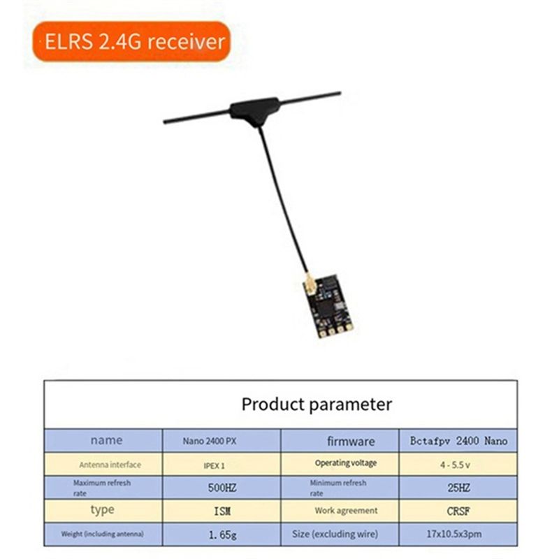 CYGJ-10PCS Receptor ELRS 2.4Gh - Antenna 2.4Ghz avaliação e preço