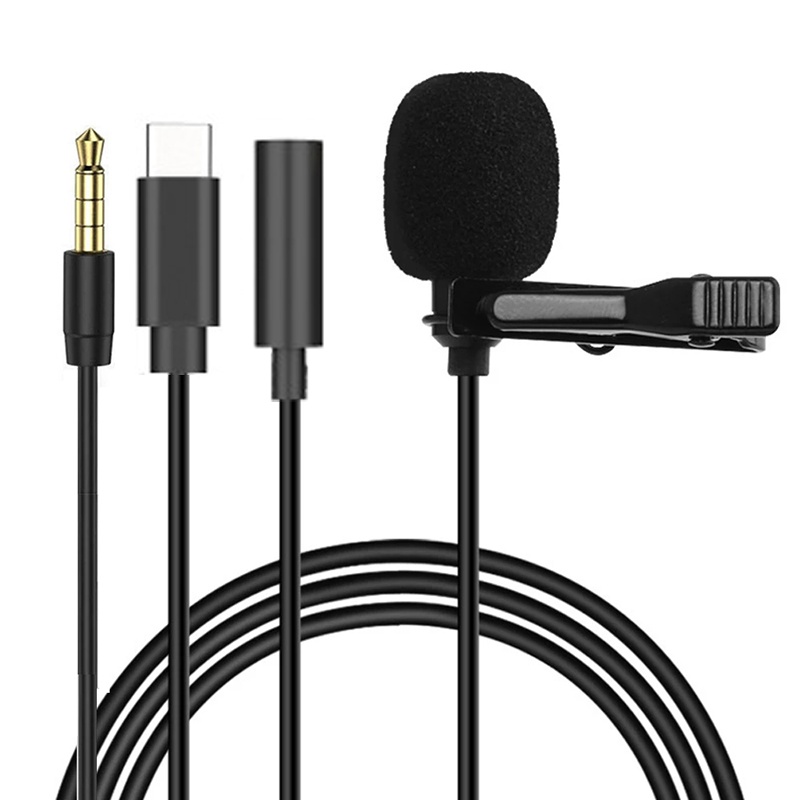 1.5m mini microfone de lapela  - Usb C Cable avaliação e preço