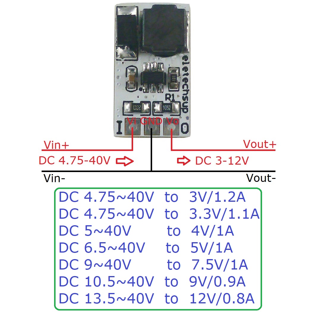 Conjunto de 3 Conversores Mini - Ams1117 Module avaliação e preço